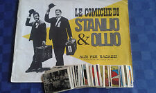 MANCOLISTA, FIGURINE ALBUM LE COMICHE DI STANLIO & OLLIO,1972,CON E SENZA VELINA