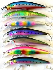 ARTIFICIALE MINNOW SPINNING TRAINA MARE, 9,5CM,30 GR, TONNO,SERRA,RICCIOLA 