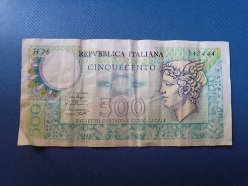 500 lire carta - lire,