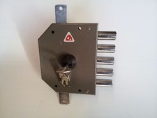SERRATURA TRIPLICE DI SICUREZZA ANTIFURTO CON CILINDRO A POMPA CR ART.3200 CON C