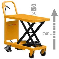 CORMAK TA15 Carrello elevatore a pantografo con piattaforma portata 150 kg740 mm