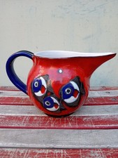 ceramica  Rufinelli Assisi caraffa brocca  deruta