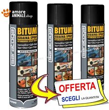Saratoga BITUMI' GUAINA Spray Colore NERO → 500 ml - Impermeabilizza e Sigilla