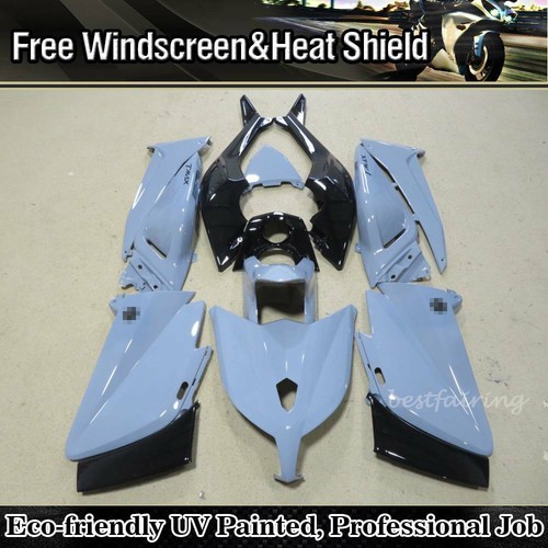 Grey black fairing kit - grey,