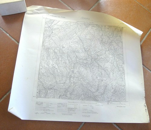 Mappa igm 1921militare - mappa,