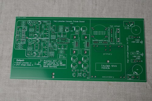 Pcb precision jfet riaa - pcb,