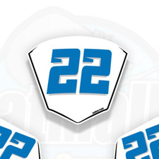 Targa Numero Gara Per Yamaha