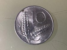 Italy 10 Lire 1955 Circulated