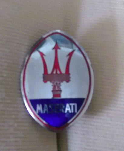 Vintage stemma auto maserati - stemma,