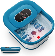 Massaggiatore Pieghevole per Piedi Con Calore, Pedicure Spa Con Rulli Massaggian