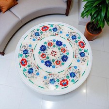 Tavolino rotondo in marmo
