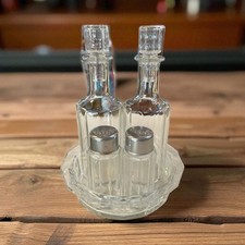 Oliera Cristallo Con Vassoio