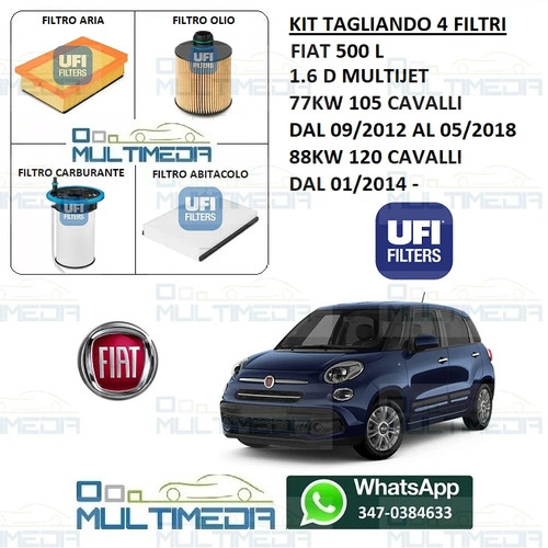 Kit tagliando filtri ufi - kit,