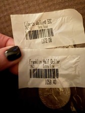 1943-S Liberty Walking pezzo da 50 centesimi. Mezzo dollaro Franklin 1963.