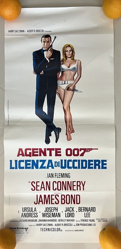 Locandina agente 007 licenza - locandina,