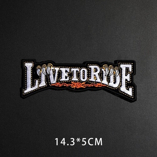 Patch toppa moto - live, to