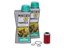 Kmx24 Cambio Olio Set Adatto An KTM Duke RC 125 200 Filtro + Motorex Formula