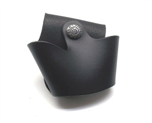 Porta manette aperto pelle