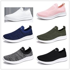 Scarpe da ginnastica uomo slip on larghe memory foam casual passeggio palestra sport misura