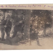 Foto originale tedesca WW1 WWI fronte occidentale Pickelhaube cartolina militare 1915