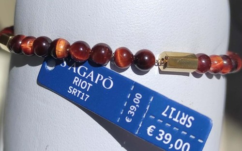 Bracciale uomo occhio tigre - occhio, di