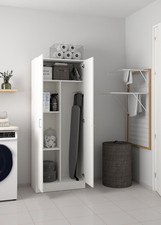 - Armadio Multiuso 2 Ante Charleston, Mobile Porta Scope, Scarpiera Con Ripiani,