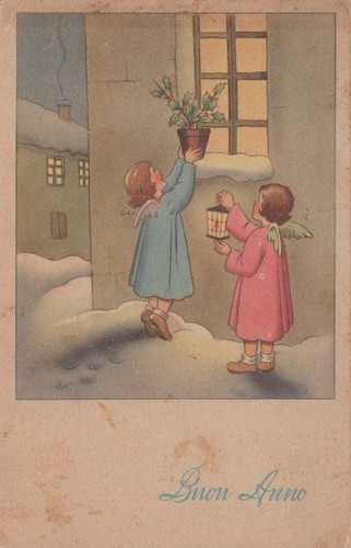 Carrtolina augurale buon anno - ,