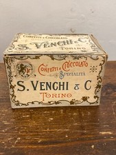 Scatola Pubblicitaria Venchi Cioccolato e Confetti Torino 1930-Cappiello