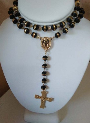 Collana catena rosario - , in