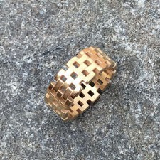Anello a catena in acciaio al