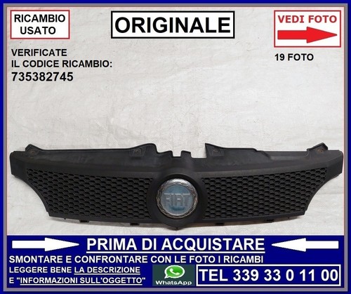 Griglia mascherina calandra - griglia, su