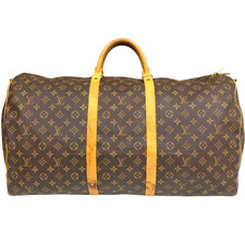 Borsa da viaggio originale Louis Vuitton Keepall Bandouliere 60 Boston Monogram M41412