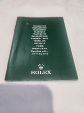 LIBRETTO TRADUTTORE ROLEX ANNI