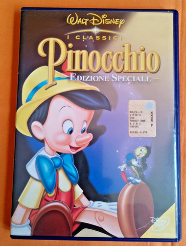 Dvd pinocchio walt - pinocchio,
