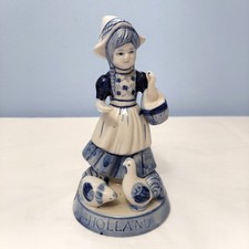 Statuina vintage Delft blu