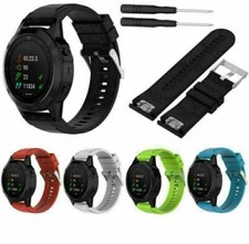 Per Garmin Fenix 5X 3 HR Orologio 26mm Cinturino Silicone Installazione Rapida Cinturino