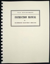 Hammond Organo Elettrico Modello G Manuale Esercito