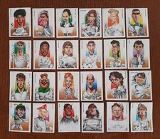 CALCIATORI PANINI 1993-94 LOTTO 24 FIGURINE CARICATURE NUOVE ORIGINALI