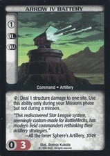 Arrow IV Battery - Limited - Battletech CCG