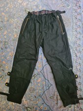 Pantaloni moto Barbour International cerati antipioggia autunno inverno