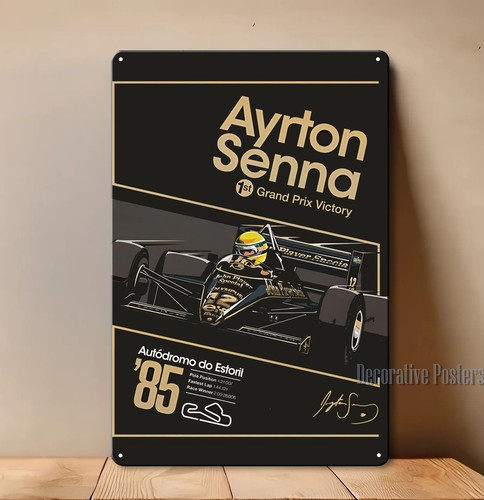 Poster metallo auto - da, corsa