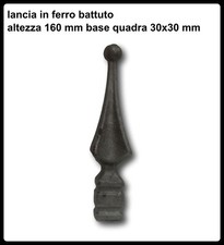 lancia in ferro battuto