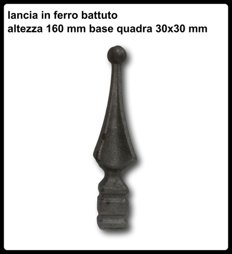 Lancia ferro battuto - lancia,