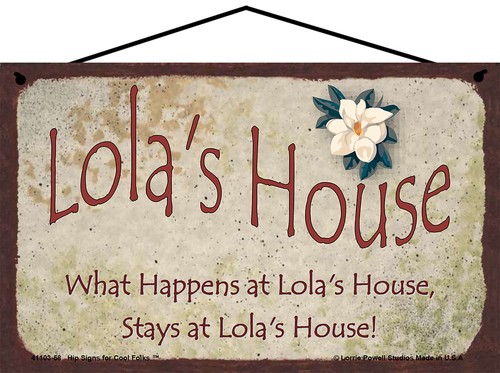 Lola house sign magnolia - house,