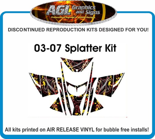 Splatter sled wrap ski doo - splatter,