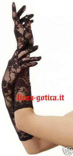 Guanti pizzo dark - pizzo, gothic