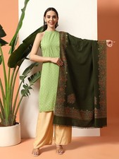 Verde Paisley Inverno Lana
