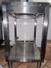 mobiletto per cucina Professionale In Acciaio Inox Senza Ruote Aperto