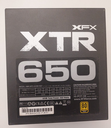Alimentatore xfx xtr 650w - pc,