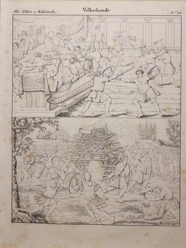 Litografia antica 1833 antico - litografia,